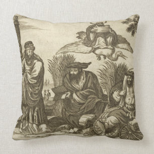 Coussin Les négociants chinois consultant des diseurs de