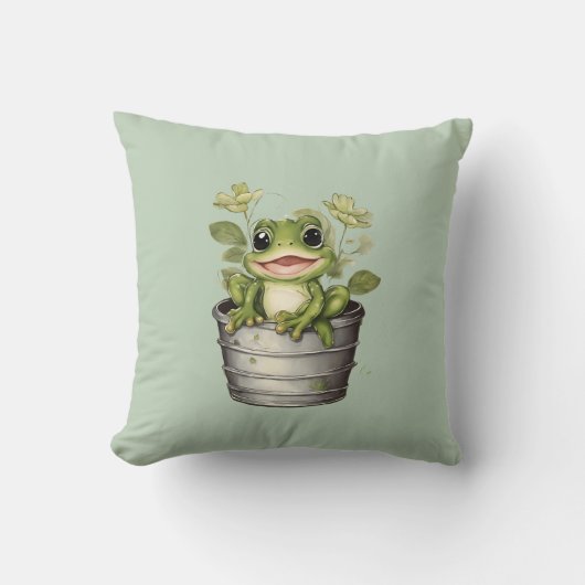 Coussin Les nénuphars de la vie (Recto)