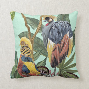 Coussin Les oiseaux au paradis - Les grands oiseaux