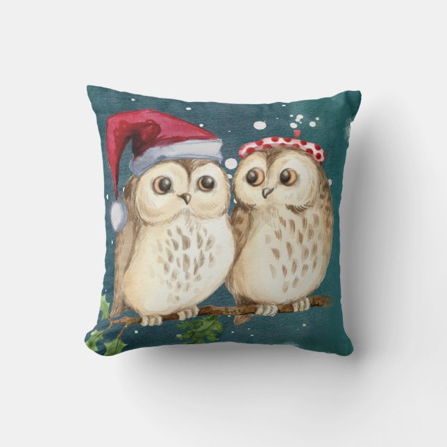 Coussin Les Owls (Recto)