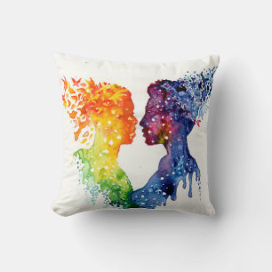 Coussin Les papillons de l'amour