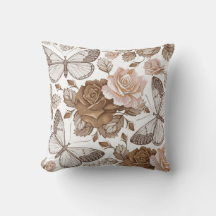 Coussin Les papillons mouches mousseux papillons mouches i