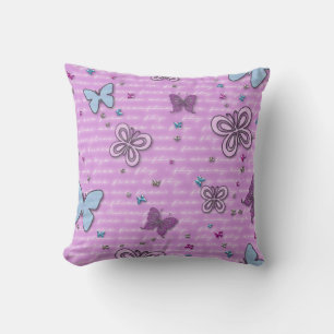 Coussin Les papillons sont libres de voler lancer PIllow