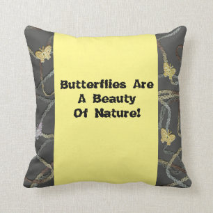 Coussin Les Papillons Sont Une Beauté