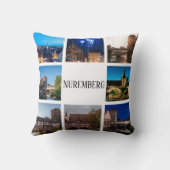 Coussin Les paysages de Nuremberg (Verso)