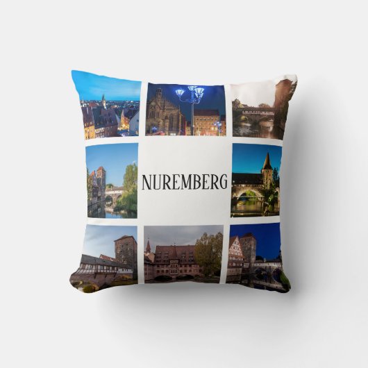 Coussin Les paysages de Nuremberg (Recto)