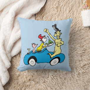 Coussin Les personnages de Dr. Seuss Les œufs verts et le
