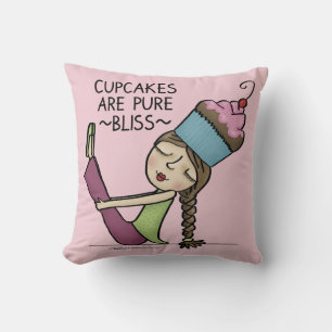 Coussin Les petits gâteaux sont des listes pures