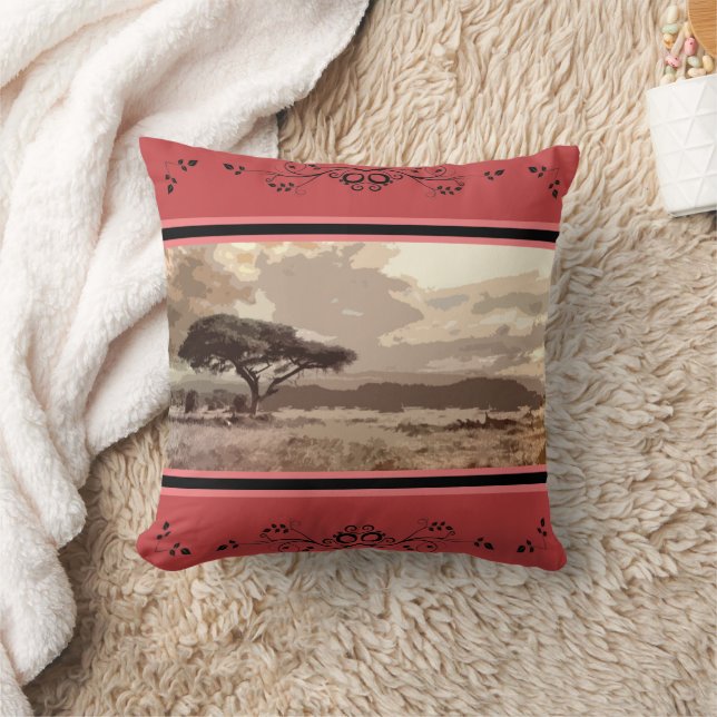 Coussin Les plaines d'Afrique (Couverture)
