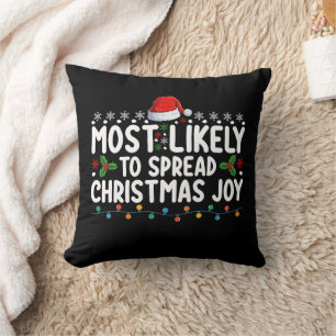 Coussin Les Plus Susceptibles De Diffuser Noël Joy Holiday
