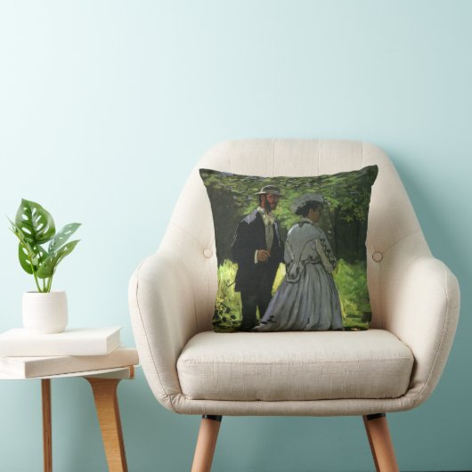 Coussin Les Promenades, alias Les Poussettes par Claude Mo (Chaise)