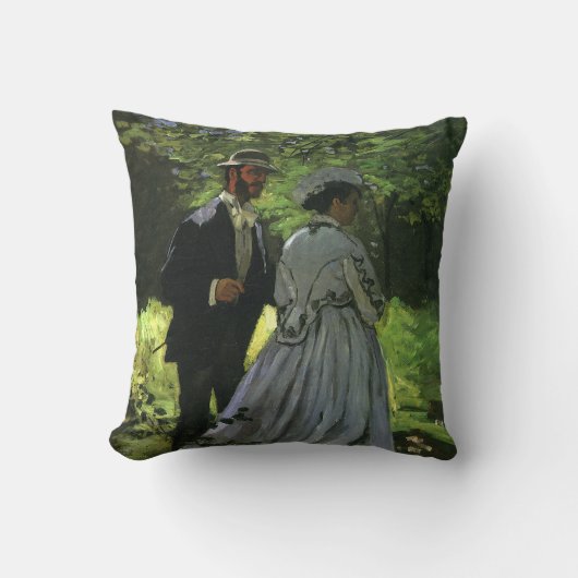 Coussin Les Promenades, alias Les Poussettes par Claude Mo (Recto)