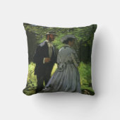 Coussin Les Promeneurs, alias Les Flâneurs de Claude Monet (Recto)
