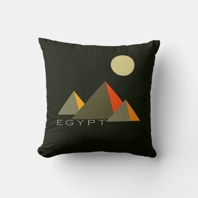 Coussin Les pyramides - emboutissage - Chauffage (Recto)