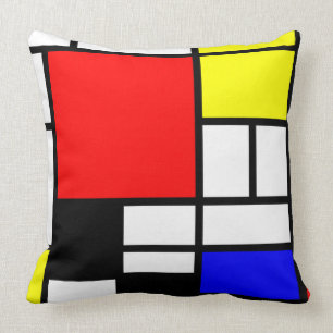 Coussin Les rectangles de MOSAÏQUE ajuste ont coloré I +
