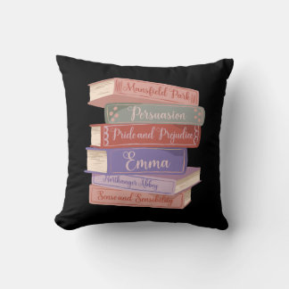 Coussin Les romans de Jane Austen V