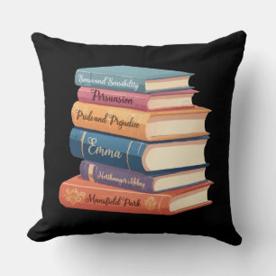 Coussin Les romans de Jane Austen VII