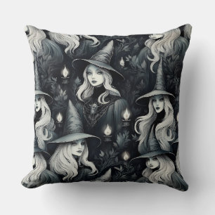 Coussin Les sorcières d'Halloween