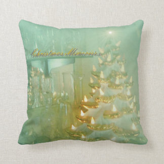 Coussin Les souvenirs de Noël se reposent dans des