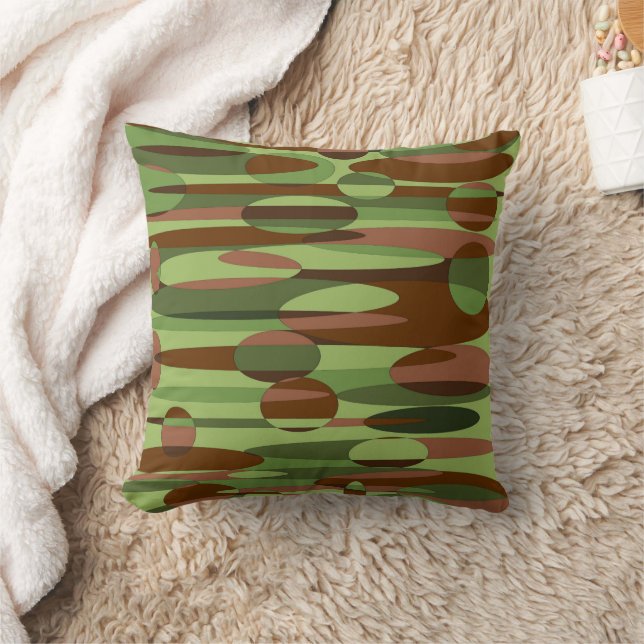 Coussin Les sphères vertes et Brown (Couverture)