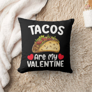 Coussin Les Tacos Sont Mon Amoureux De La Nourriture Drôle