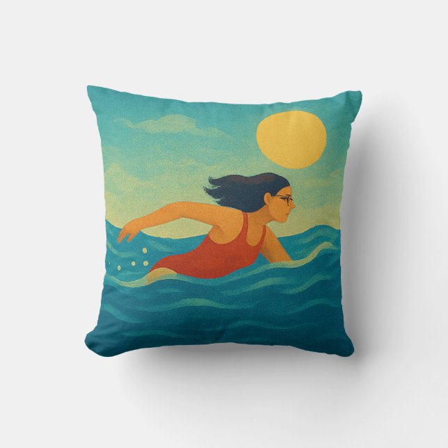 Coussin Les vacances (Recto)