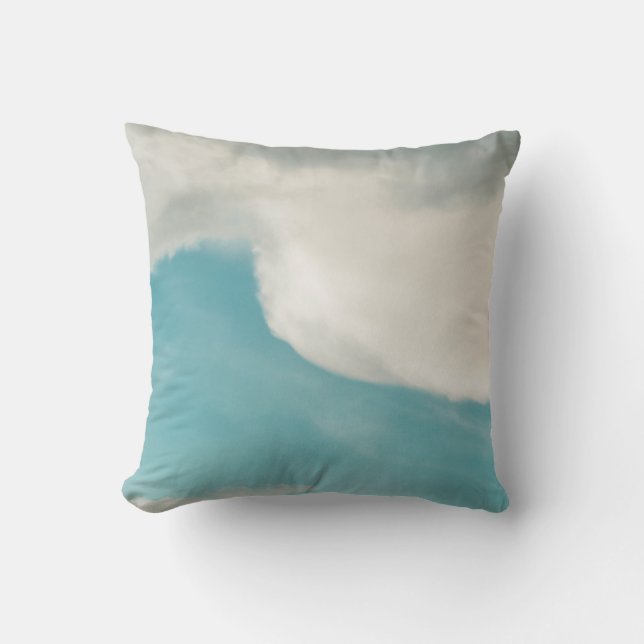 Coussin les vagues de toutes les manières (Recto)