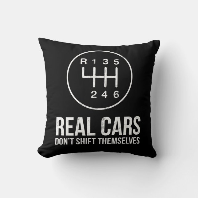 Coussin Les Véritables Voitures Ne Changent Pas De Concept (Recto)