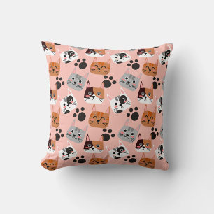 Coussin Les visages des chats
