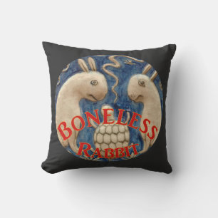 Coussin Les Voyages Européens du Lapin Sans Os
