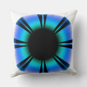 Coussin Les yeux bleus sauveront et aideront (Verso)