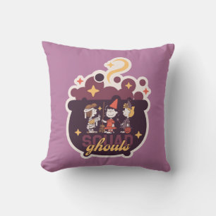 Coussin L'escouade Peanuts de citrouilles pour Halloween
