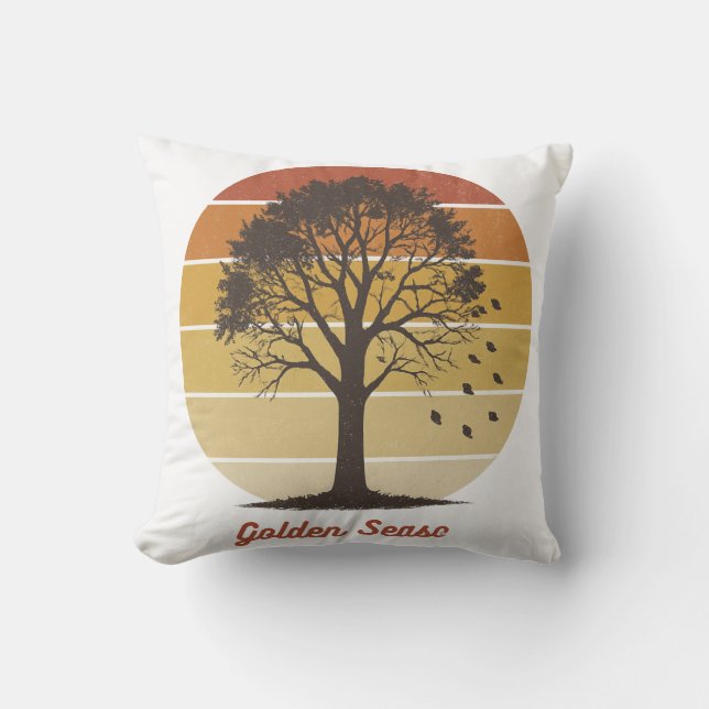 Coussin Let the Gourd Times Roll Autumn Design (Recto)