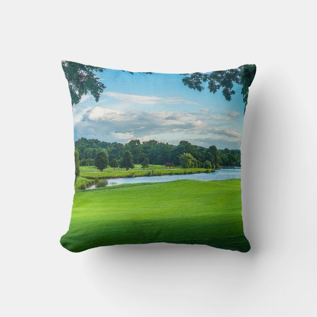 Coussin L'Été Au Golf (Recto)