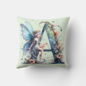 Coussin Lettre A en monogramme Fée (Verso)