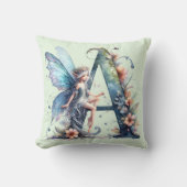 Coussin Lettre A en monogramme Fée (Recto)