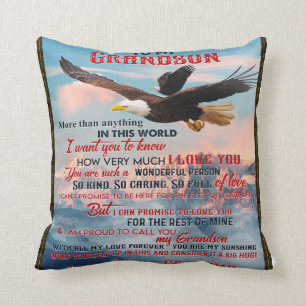 Coussin Lettre À Mon Petit-Fils Cadeau, L'Idée Cadeau B