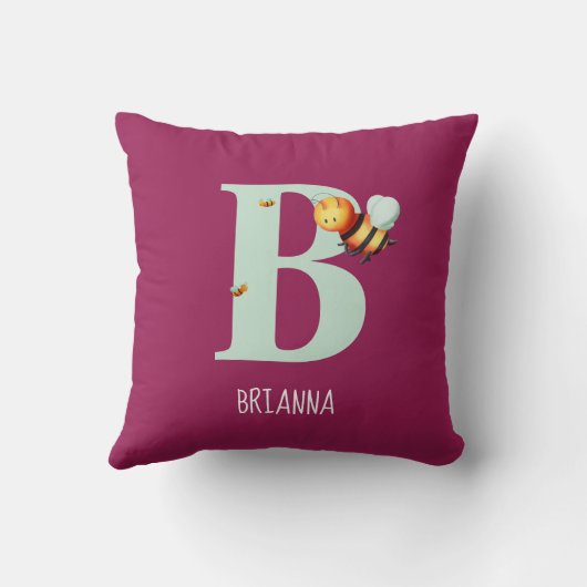 COUSSIN LETTRE BEYE BEYE B (Verso)
