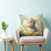 Coussin Lettre d'amour de souris de cottage Prairie (Chaise)