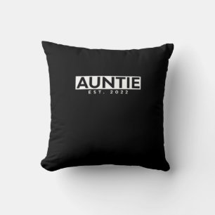 Coussin Lettre de l'auntie graphique. 20