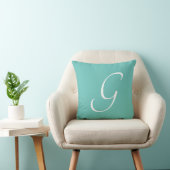 Coussin Lettre G Monogramme Initiale Personnalisée (Chaise)