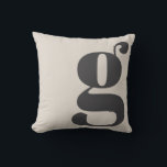 COUSSIN LETTRE INITIALE MONOGRAPHIQUE MODÈLE CRÈME BAIGRE<br><div class="desc">Style de votre espace avec ce coussin monogramme chic minimaliste avec un design de lettre audacieux sur un arrière - plan neutre et doux. Parfait pour un décor maison moderne, des salons confortables ou des accents de chambre élégants, ce morceau intemporel complète toute esthétique. Idéal pour les cadeaux de ménage,...</div>