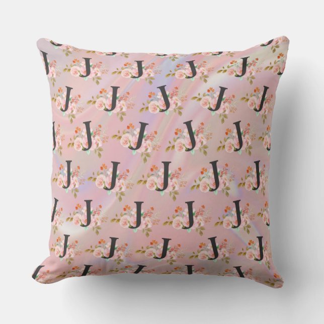 Coussin Lettre J (Recto)