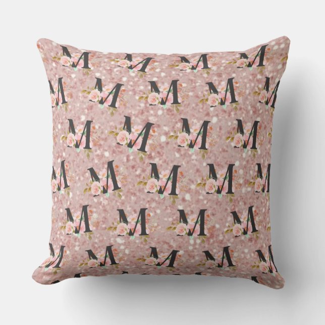 Coussin Lettre M (Recto)