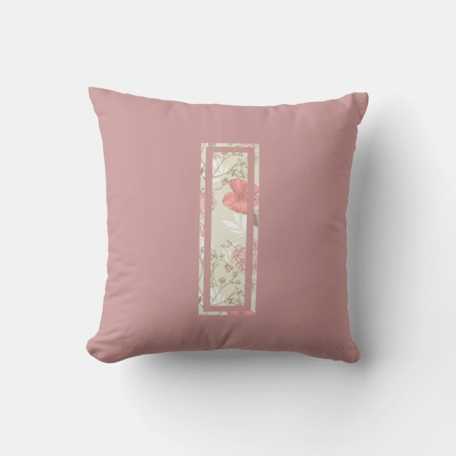 Coussin Lettre monogramme I (Recto)