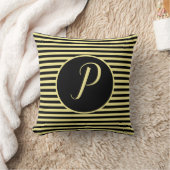 COUSSIN LETTRE MONOGRAPHIQUE JAUNE TIGE COUCHON (Couverture)