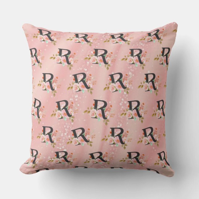Coussin Lettre R (Recto)