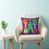 Coussin Lettres colorées de Noël Carré (Chaise)