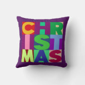 Coussin Lettres colorées de Noël Carré (Verso)