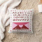 Coussin Lettres d'amour (Couverture)